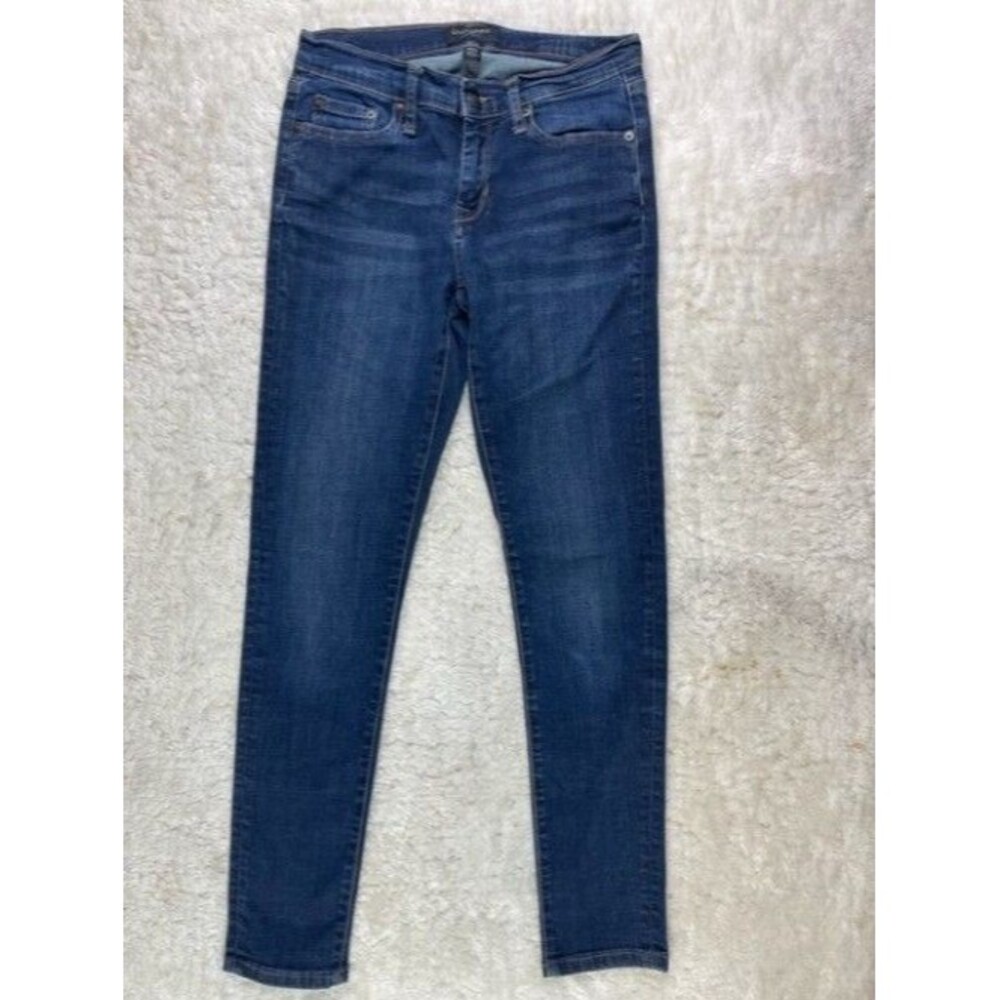 Banana Republic Size 25 0 Womens Jeans Stretch Skinny Low Rise Dark Wash